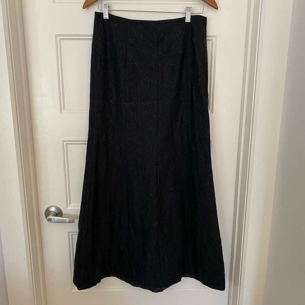 RW & Co Authentic quality wool skirt gray